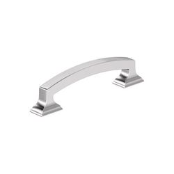 Amerock Incisive Transitional Arch Cabinet Pull 3-3/4 in. Polished Chrome Silver 1 pk