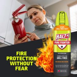 Halt Grilling 10 oz Fire Extinguisher For Recreational