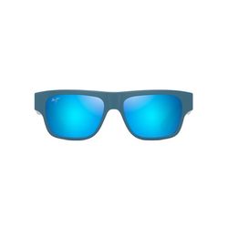 Maui Jim Kokua Sunglasses Unisex Matte Petrol Blue Frame Blue Hawaii Lens Polarized