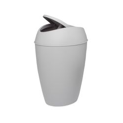 Umbra TWIRLA CAN 9L GREY 9 L Gray Polypropylene Trash Can