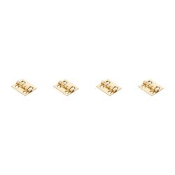 National Hardware 3/4 in. L Solid Brass Door Hinge 4 pk