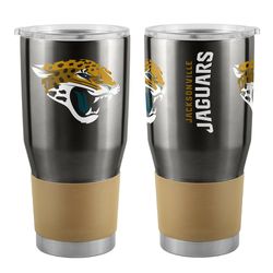 Boelter Brands Ultra 30 oz NFL Jaguars Black BPA Free Tumbler with Lid