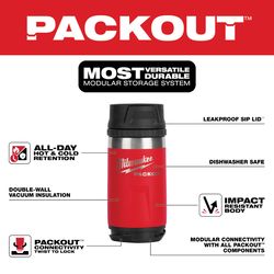 Milwaukee 12 oz Red Insulated Bottle