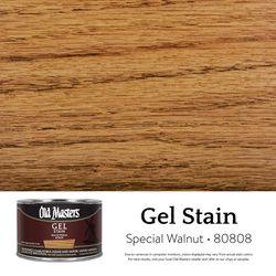 Old Masters Semi-Transparent Special Walnut Oil-Based Alkyd Gel Stain 1 pt