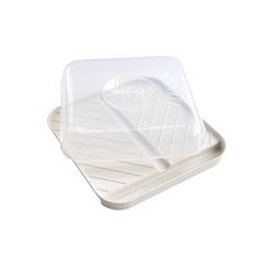 Nordic Ware White Plastic Microwave Bacon Tray and Food Defroster
