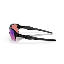 Oakley Flak Sunglasses Unisex Polished Black Frame Prizm Golf Lens
