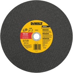DeWalt 12 in. D X 0.78 in. X 0.125 in. thick Aluminum Oxide Cut-Off Wheel 1 pc