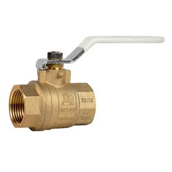 TMG 1 in. Brass FNPT Ball Valve Full Port Lever For Potable Water