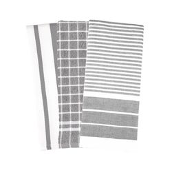 Mrs. Andersons Baking Gray Cotton Kitchen Towel