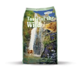 Taste of the Wild All Ages Roasted Venison and Smoked Salmon Dry Cat Food Grain Free 5 lb