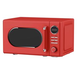 Magic Chef 0.7 cu ft Red Microwave 700 W