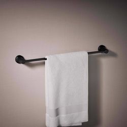 Kohler Sivaro Matte Black Towel Bar 24 in. L Metal
