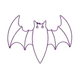 Celebrations Purple 120 ct 15 in. LED Prelit Illuminated Bat Halloween Decor