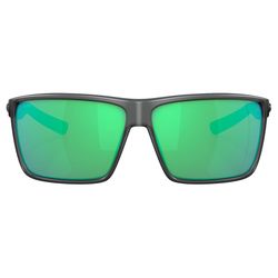 Costa Rincon Sunglasses Black Frame Green Lens Polarized Blue Light Blocking