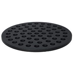 Sioux Chief 6-5/8 in. Matte Black Round Cast Iron Floor Drain Strainer