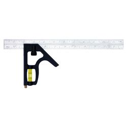 Johnson 12 in. L X 4-3/4 in. H Stainless Steel Combination Square