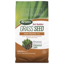 Scotts Turf Builder High Traffic Sun or Shade Fertilizer/Seed/Soil Improver 5.6 lb