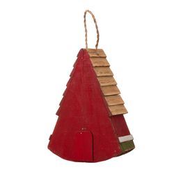 Glitzhome 11 in. H X 4.25 in. W X 7.75 in. L Wood Bird House