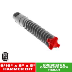Diablo Rebar Demon 9/16 in. X 8 in. L Carbide Hammer Drill Bit SDS-Plus Shank 1 pc
