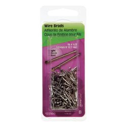 HILLMAN Anchor Wire 19 Ga. X 1/2 in. L Bright Steel Brad Nails 1 pk 1.75 oz