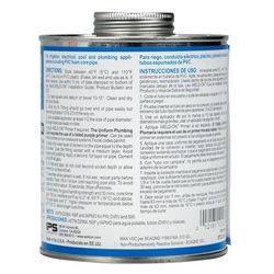 Weld-On 704 Clear Cement For PVC 32 fl. oz.