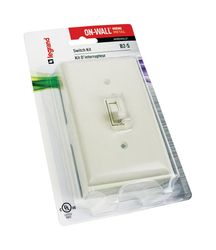 Legrand Rectangle Plastic 1 gang Switch Kit Ivory