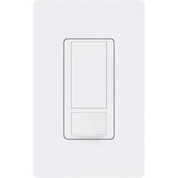 Lutron 5 amps Single Pole Motion Sensor Alarm/Sensor Switch White 1 pk
