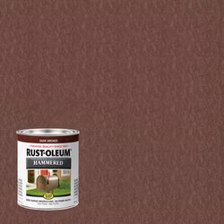 Rust-Oleum Stops Rust Indoor and Outdoor Hammered Dark Bronze Protective Paint 1 qt
