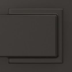 Schlage F Series Accent Matte Black Privacy Lever 1-3/4 in.