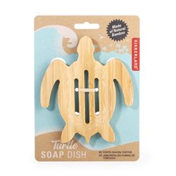 Kikkerland Brown Bamboo Soap Dish