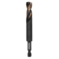 Irwin Turbomax 7/16 in. X 4 in. L Steel Impact Drill Bit Quick-Change Hex Shank 1 pc