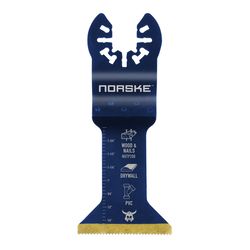 Norske Uni-Fit 1-3/4 in. Titanium-Coated Bi-Metal Oscillating Blade Nail-Embedded Wood 1 each