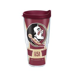 Tervis Collegiate 24 oz Multicolored BPA Free Florida State Seminoles Spirit Tumbler with Lid