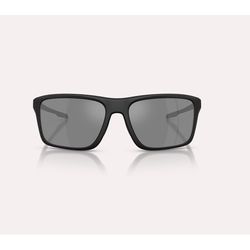 Native Tavern Sunglasses Men's Matte Black Frame Silver Lens Polarized