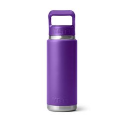 YETI Rambler 26 oz Pace Purple BPA Free Bottle with Straw Cap