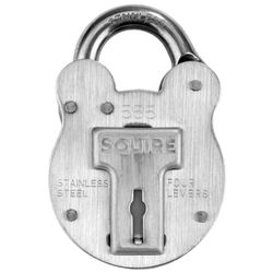 Squire 3.11 in. H X 2 in. W X 0.65 in. L Stainless Steel Key Marine Padlock