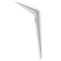 Hampton White Steel Shelf Support 18 Ga. 12 in. L 100 lb