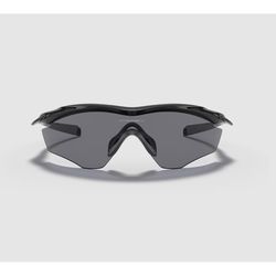 Oakley M2 Frame XL Sunglasses Unisex Polished Black Frame Gray Lens