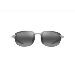 Maui Jim Hookipa Ultra Sunglasses Unisex Metal Matte Silver Frame Neutral Grey Lens