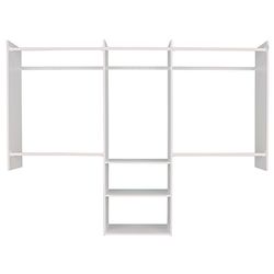 Easy Track 84 in. H X 96 in. W X 14 in. L Steel Deluxe Starter Closet Kit