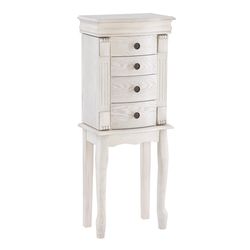 Linon Home Decor Kenton Traditional 14 in. W X 9 in. L Rectangular Jewelry Armoire