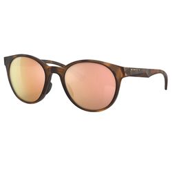 Oakley Spindrift Sunglasses Unisex Brown Frame Orange Lens