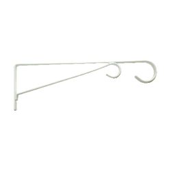 Panacea White Steel 12 in. H Straight w/Loop Plant Hook