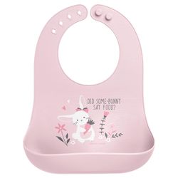 Stephen Joseph Did Some-Bunny Say Food? Baby Bib Silicone 1 pk