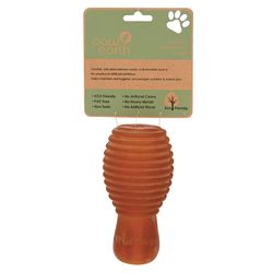 Boss Pet Paw Earth For Dog Brown Rubber EcoBouncers Dog Toy Large 1 pk
