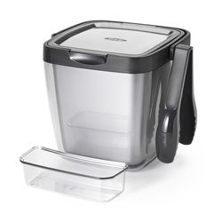 OXO Good Grips Gray Plastic Ice Bucket with Lid