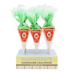 Hammond's Candies Orange Creme Lollipop 1.5 oz