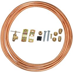 Homewerks 1/4 in. Compression in. X 1/4 in. D Compression 25 ft. Copper Ice Maker Supply Line Kit