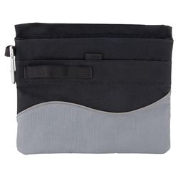 PetSafe For All Pets Black/Gray Nylon Sport Treat Pouch Medium 1 pc