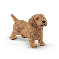 Schleich Farm World Dachshund Toy Brown